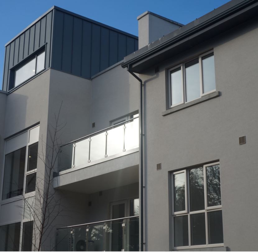 Milford Apartment Development Cladding in Dublin - Residential Private Housing Development Wall Cladding Solutions in Ireland From EQC