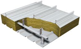 Standing Seam Roofing from EQC, used in a school cladding project